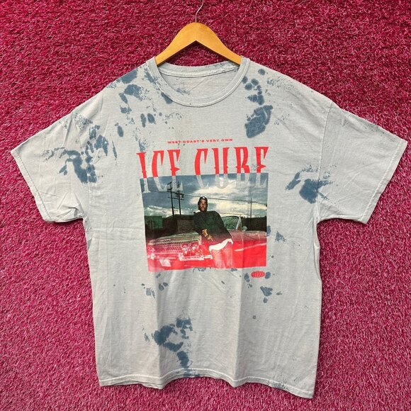 Ice Cube West Coast Very Own oversized Tie dye Tshirt size Large - Picture 1 of 4